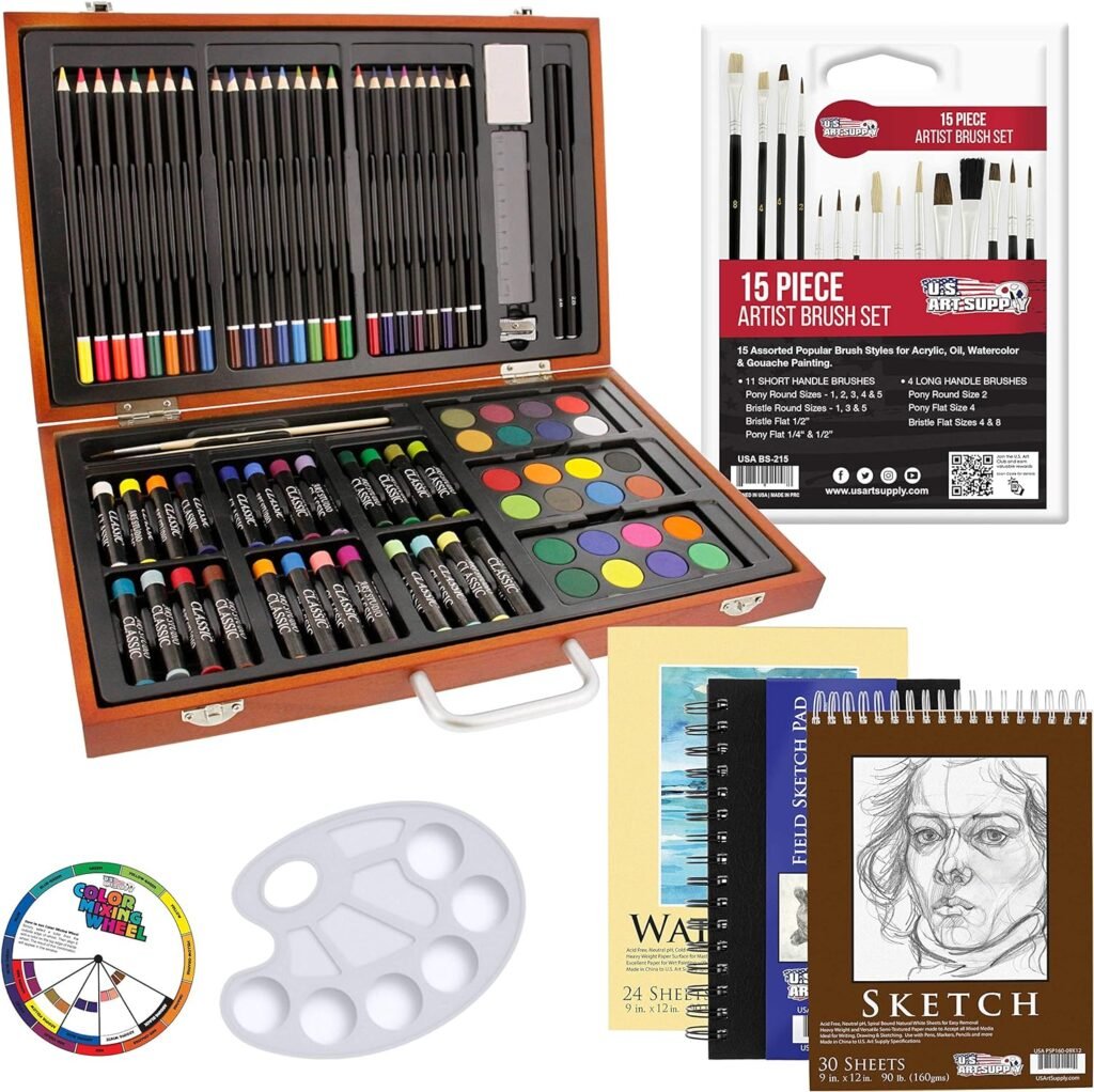 U.S. Art Supply Deluxe Art Set